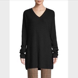 NWT Lord & Taylor V-Neck Knit Wool-Blend Sweater